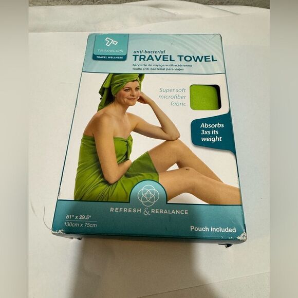 Anti-bacterial Travel Towel - Picture 1 of 4